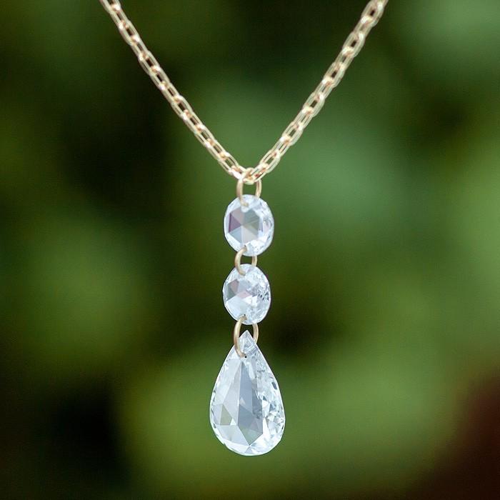 ローズカットダイヤモンド レーザーホール ペアシェイプ ドロップ 3石 0 35ct Up ジュエリー システィーナ リリコ レディース かわいい 可愛い 華奢 おしゃれ N Sistina システィーナ 通販 Yahoo ショッピング