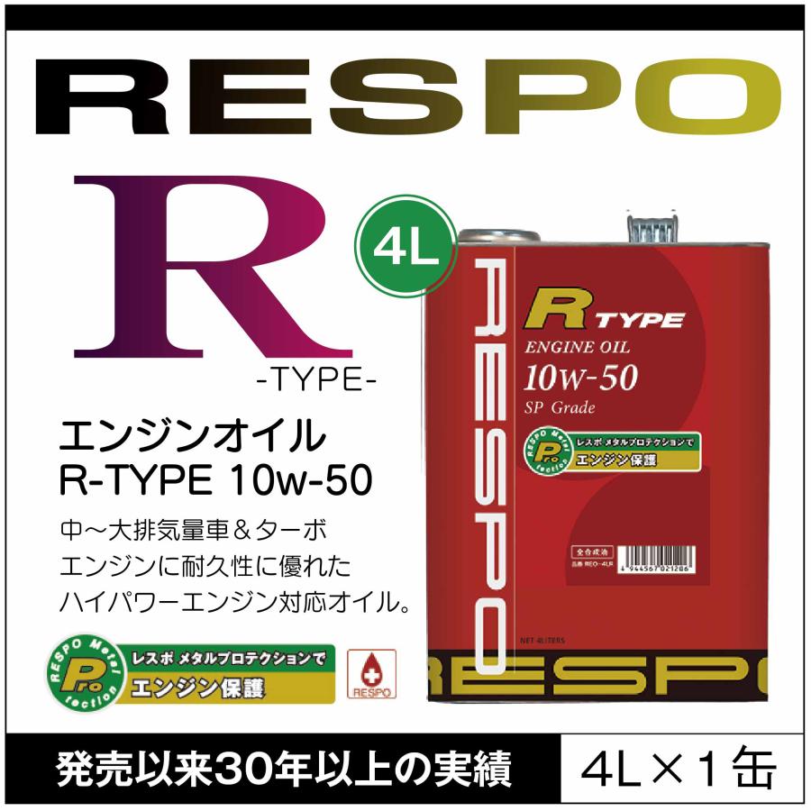 18446円 推奨 RESPO 正規販売店 日本製 S TYPE ハイパワーエンジン対応 エンジンオイル レスポ Sタイプ 粘弾性オイル 10W-40 4L×6缶 1ケース