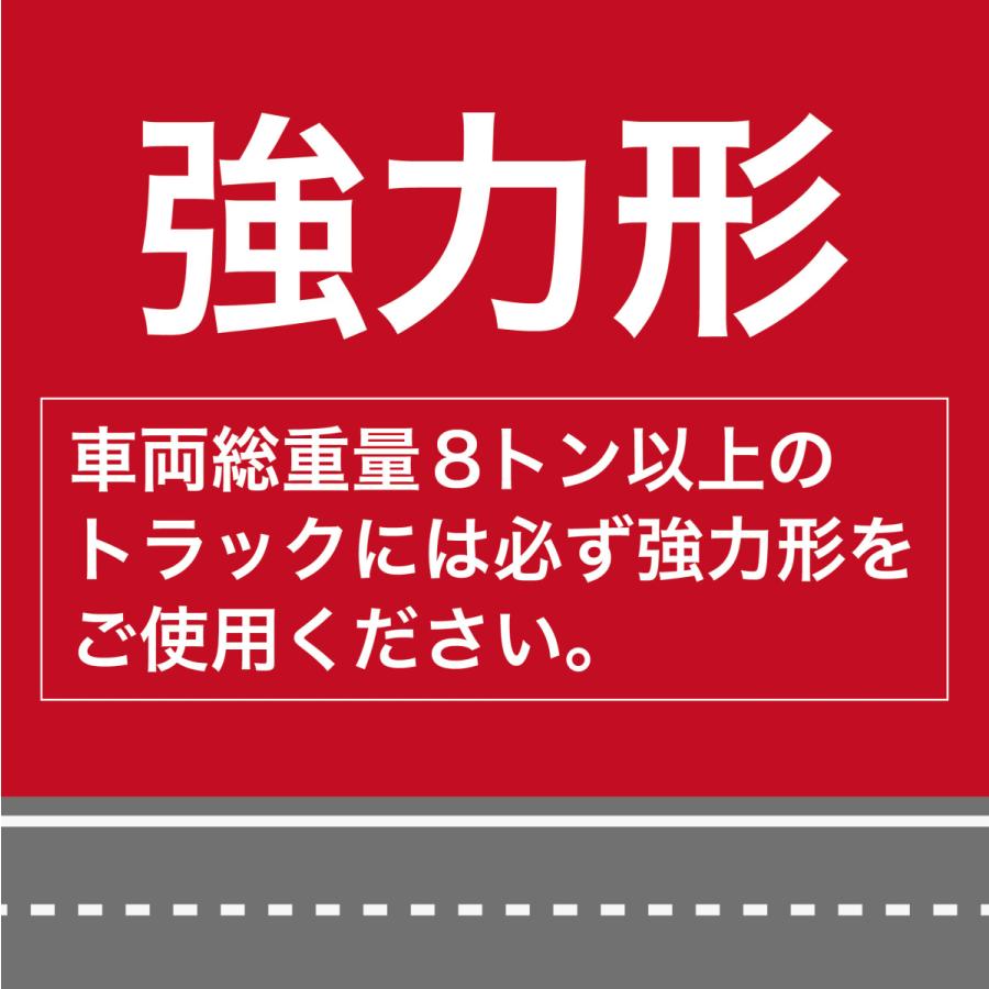 225/90R17.5 用 強力形 シングル つばき 3828 タイヤチェーン 合金鋼 T-TB-S2828T ノーマル スタッドレス 共通 強力 S-LUG スプリングバンド付き Sラグ 圧雪の画像