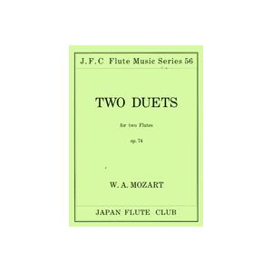 【返品不可】 フルートクラブ名曲シリーズ 056 モーツァルト作曲 フルート二重奏 改訂第一版／(フルート重奏 ／4560129405286)｜sitemusicjapan