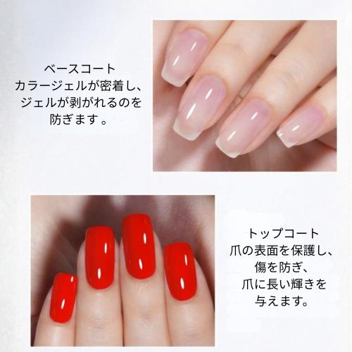 TOMICCA ノンワイプトップジェル ベースセット 15ml : スティグマ