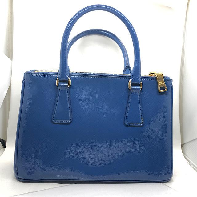 PRADA 美品 プラダ ハンドバッグ 2wayショルダーバッグ サフィアーノ 