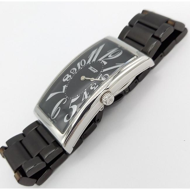 TISSOT 電池交換済 ティソ 腕時計 T117509A メンズ 黒 ブラック  