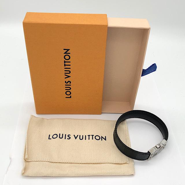 ✨極上美品✨　ルイヴィトン　ブレスレット　ブラレス　ダミエ　チェックイット LOUIS VUITTON（ルイ・ヴィトン） M6606E ダミエ ブラスレ チェック