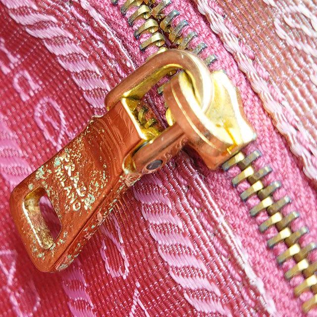 PRADA（プラダ） 1N1869 リボン サフィアーノ 化粧ポーチ ミニバッグ
