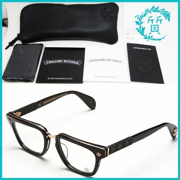 CHROME HEARTS（クロムハーツ） 美品 アイウェア SLHOREGASM BK/GP