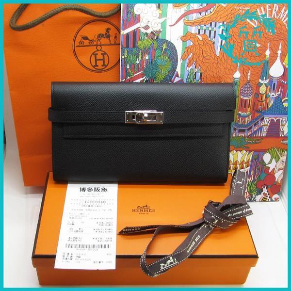 HERMES（エルメス） 新品 ケリー ウォレット 長財布 ヴォーエプソン