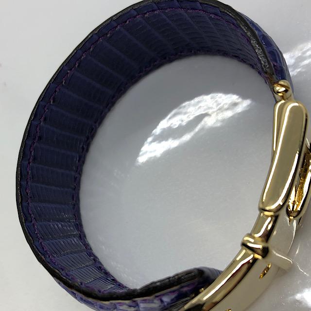 GUCCI（グッチ） 美品 ブレスレット バングル ベルトモチーフ レザー