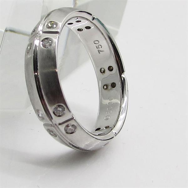 美品 ティファニー 750 ストリーメリカ 20P ダイヤ 指輪 5.1g ホワイト