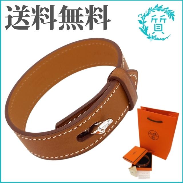 エルメス レザー ブレスレット ヴォー タデラクト パナッシュ ホースヘッド 馬 ブラウン 茶  HERMES 送料無料｜sitinokura78