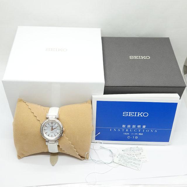 SEIKO セイコー レディース 腕時計 エクセリーヌ ソーラー電波時計