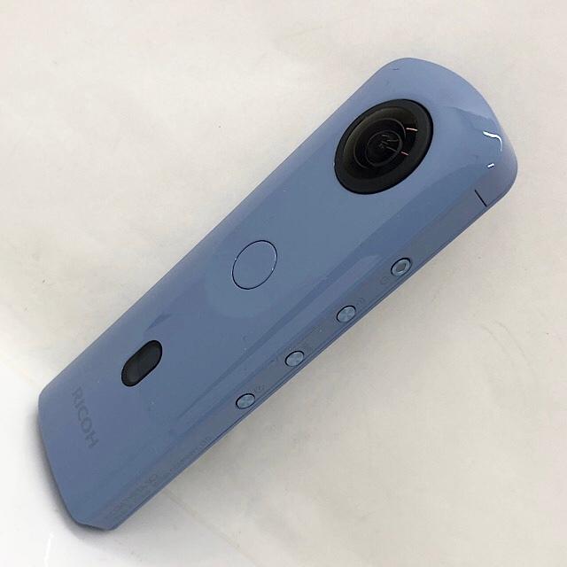 中古美品 リコー シータ SC2 RICOH THETA SC2 ブルー 本体 360度カメラ 全天球イメージ撮影カメラ 送料無料｜sitinokura78｜03