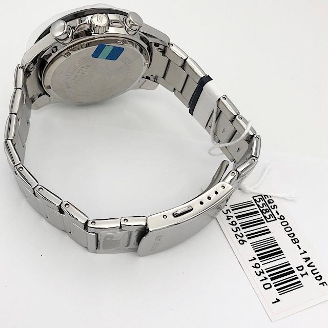 電波ソーラーモデル（EDIFICE） 新品 カシオ EQS900DB-1AV 5585 