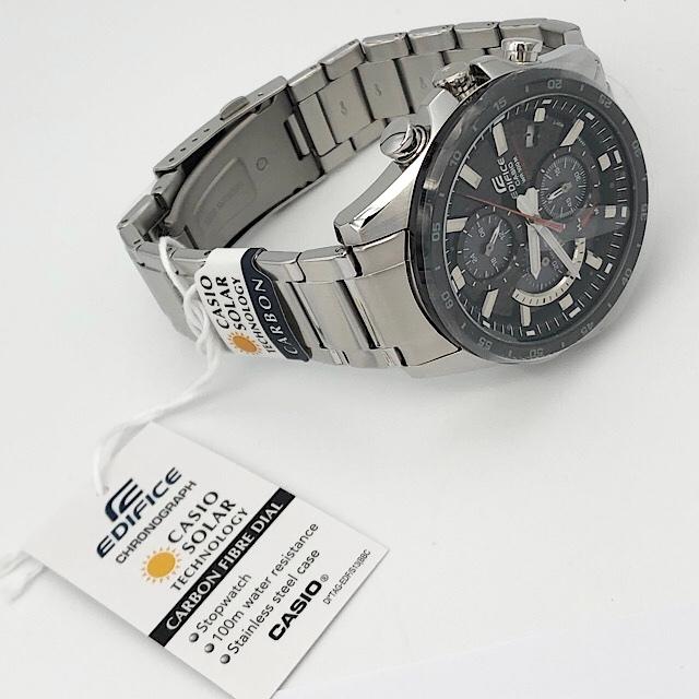 電波ソーラーモデル（EDIFICE） 新品 カシオ EQS900DB-1AV 5585 