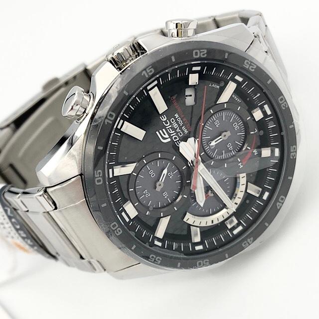 電波ソーラーモデル（EDIFICE） 新品 カシオ EQS900DB-1AV 5585 
