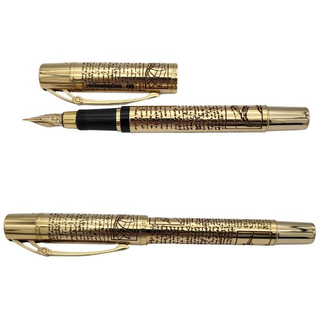 Pelikan(筆記具) 美品 アウロラ 万年筆 限定品 レオナルドダ Pelikan(筆記具) 美品 アウロラ 万年筆 限定品 レオナルドダ