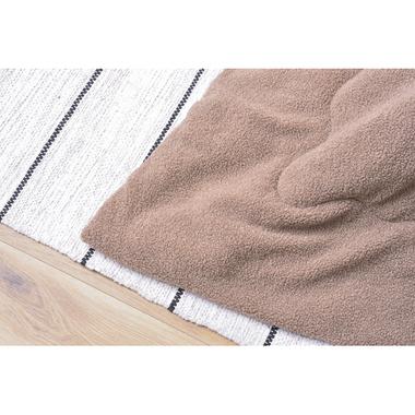 こたつ布団 長方形 ブラウン 190cm×230cm 天板サイズ80×120以下推奨 シンプル ナチュラル ボア生地の画像