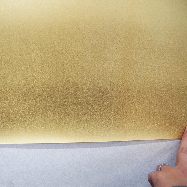 やまと金紙　艶消洋金押　（襖紙/屏風/和額/衝立/装飾)