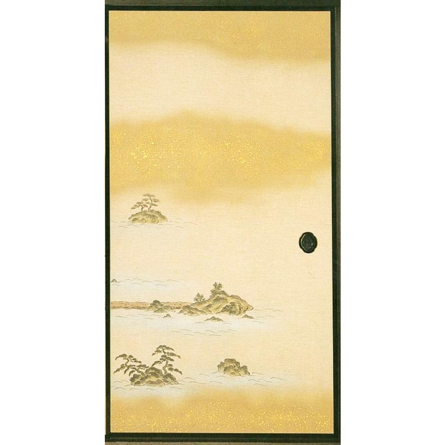 高級織物襖紙 松島趣情（まつしましゅじょう） 4枚組 （襖絵/ふすま