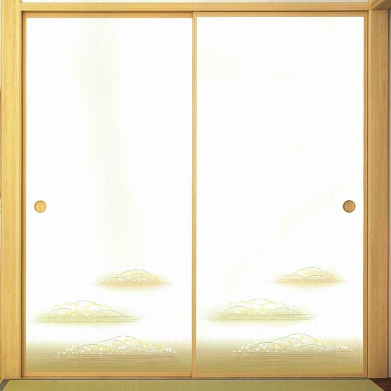 【1枚220円】【30枚特価】新鳥の子ふすま紙　山水No.4（襖紙/ふすま紙/モダン/和紙/格安/特値/張替え/張り替え) | ルノン