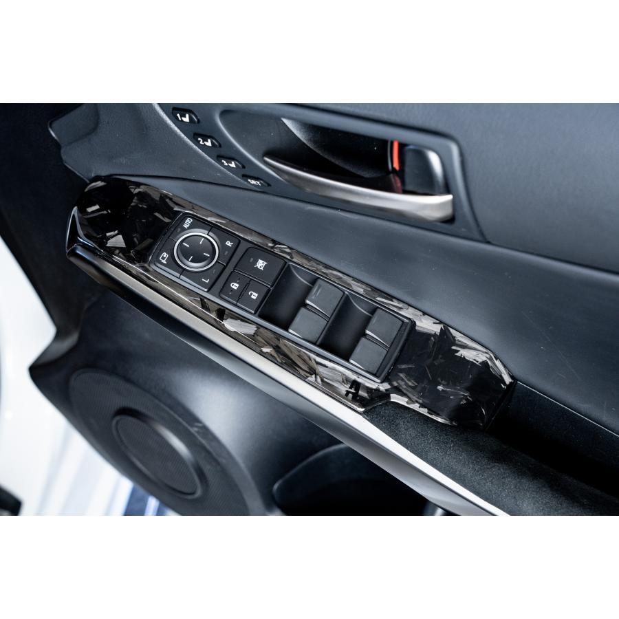 SIXDESIGN LEXUS IS カーボンドアスイッチパネル(純正交換タイプ