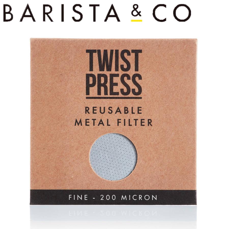 ツイストプレス 専用 BARISTA＆CO フィルター Fine Metal Filter （ バリスタ＆コー ツイストプレス用 交換用 ステンレス メタルフィルター ） | BARISTA & CO
