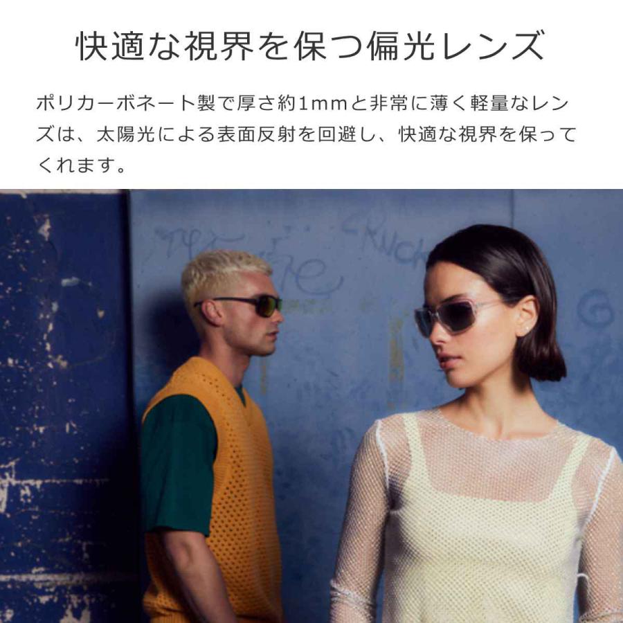 サングラス PARAFINA GEISER リサイクル素材 （ カラーレンズ メガネ 軽量 フレーム 眼鏡 めがね ファッショングラス UVカット 男女兼用 ） | PARAFINA | 03