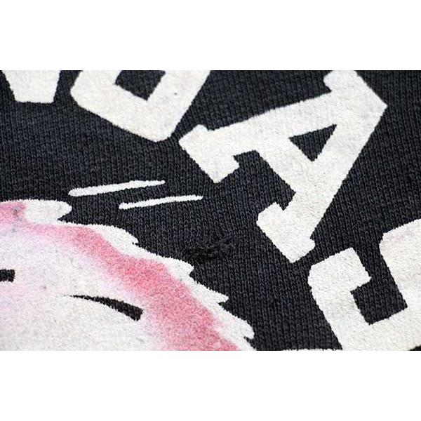 ☆60s ARKANSAS RAZORBACKS イノシシ カラーフロッキープリント ☆60s ARKANSAS RAZORBACKS イノシシ カラーフロッキープリント