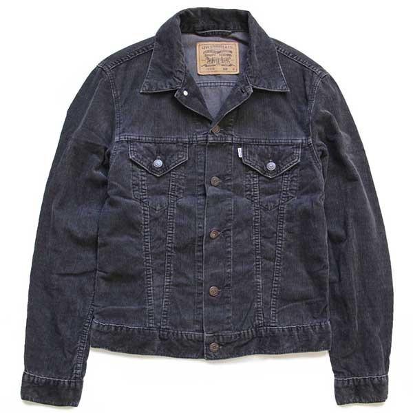 70500リーバイス コーデュロイ トラッカージャケット 黒 90s #344 Levi's（リーバイス） ☆90s Levi'sリーバイス 70500 コーデュロイ