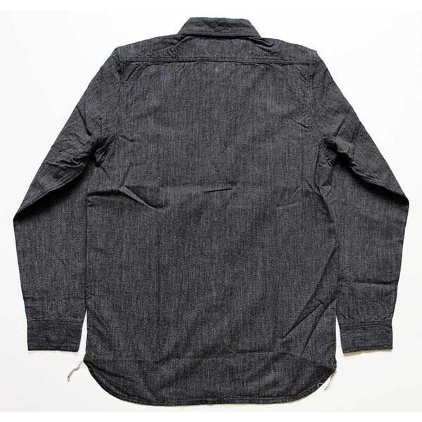 新品☆日本製 GENERAG コットン ブラック シャンブレーシャツ S 新品☆日本製 GENERAG コットン ブラック シャンブレーシャツ S