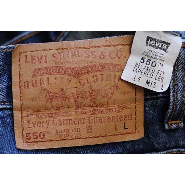 Levi's ☆00s メキシコ製 Levi'sリーバイス 550 デニムパンツ 14 Levi's ☆00s メキシコ製 Levi'sリーバイス 550 デニムパンツ 14