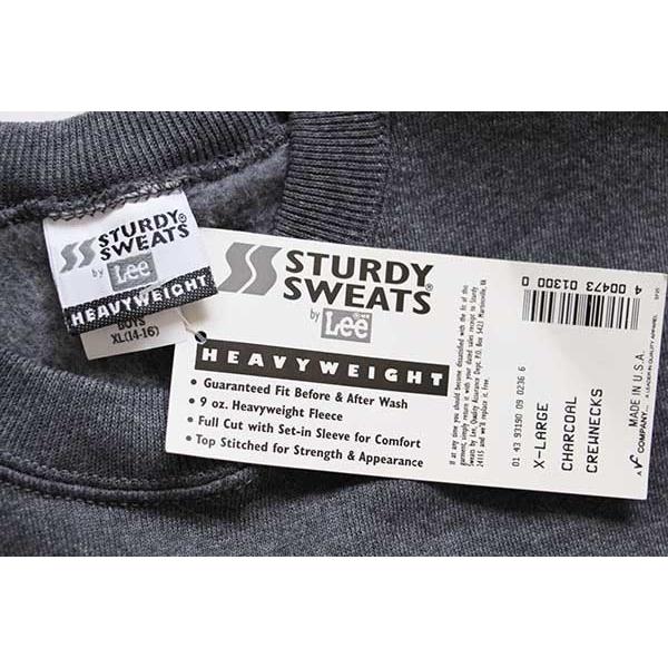 Lee デッドストック☆90s USA製 STURDY SWEATS by Leeリー 無地 Lee デッドストック☆90s USA製 STURDY SWEATS by Leeリー 無地