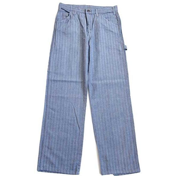 デッドストック★90s Dickiesディッキーズ HBT ヘリンボーンツイル ペインターパンツ w31 L30★オールド ビンテージ カーペンター ワーク｜sixpacjoe｜02