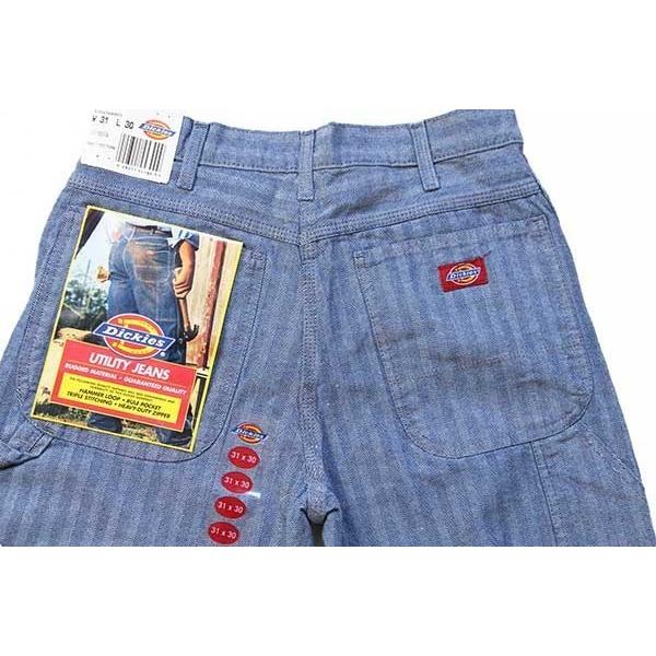 デッドストック★90s Dickiesディッキーズ HBT ヘリンボーンツイル ペインターパンツ w31 L30★オールド ビンテージ カーペンター ワーク｜sixpacjoe｜05