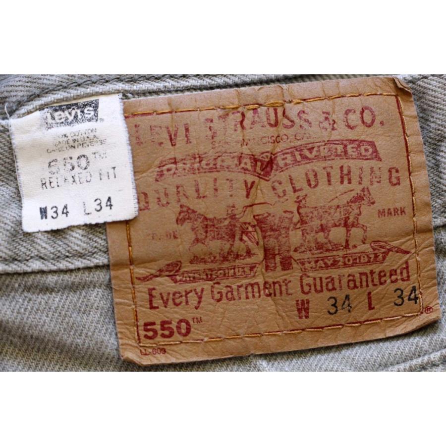 Levi's（リーバイス） ☆90s USA製 550 カラーデニムパンツ グリーン