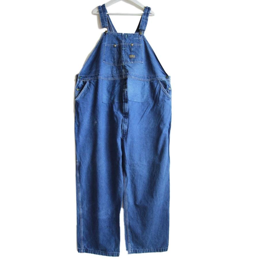 ☆80s USA製 OSHKOSH B'GOSH デニム オーバーオール 58☆オールド