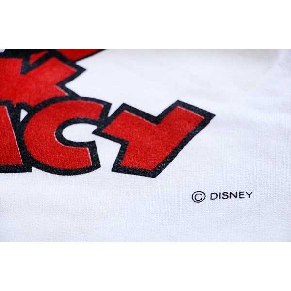 デッドストック★90s フランス製 DISNEYディズニー DiCK TRACYディック トレーシー スウェット 白 4★オールド ユーロ アメコミ ムービー デッドストック☆90s フランス製 DISNEYディズニー DiCK TRACYディック