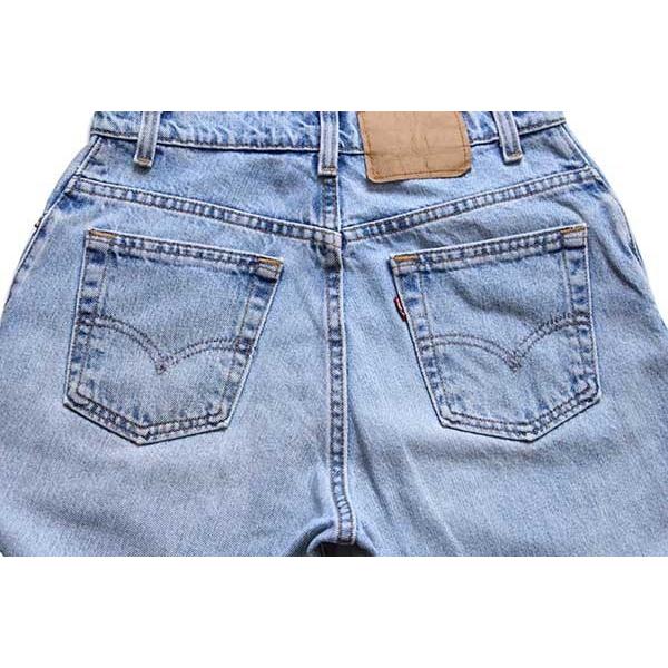 ★90s USA製 Levi'sリーバイス 551 デニムパンツ 8 MED★62 オールド ビンテージ ジーンズ テーパード ルーズ ワイド バギー｜sixpacjoe｜05