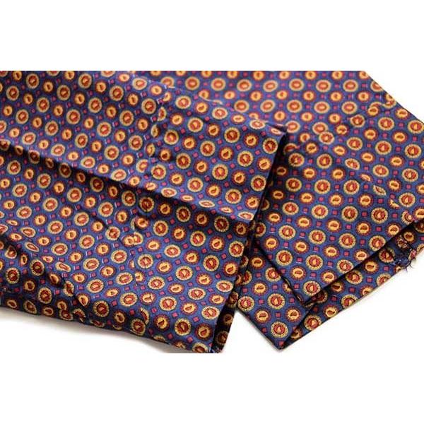 60s MONTGOMERY WARD BRENT 総柄 ショールカラー コットン ガウン L  