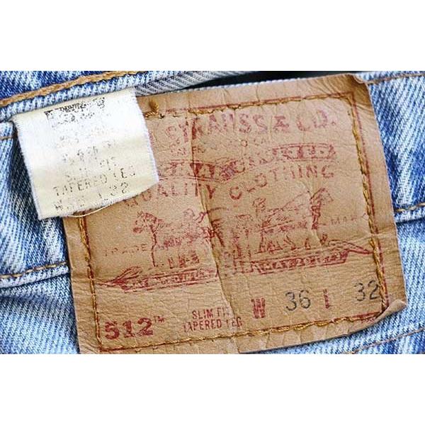 Levi's（リーバイス） 90s USA製 512 デニムパンツ w36 L32☆15