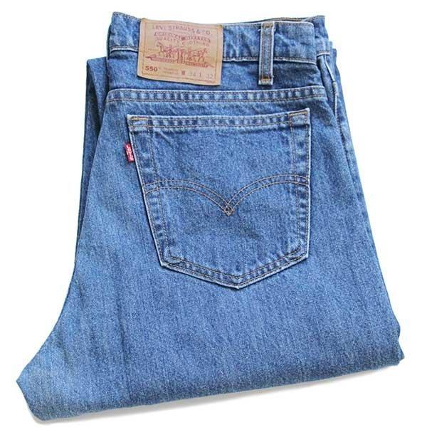 90s カナダ製 Levi'sリーバイス 550 デニムパンツ w34 L32★192 オールド ジーンズ テーパード ワイド バギー  ストーンウォッシュ : 220701-5 : Used Clothing Sixpacjoe - 通販 - Yahoo!ショッピング