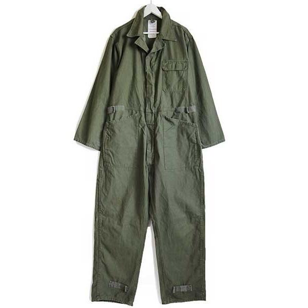 ☆90s 米軍 U.S.ARMY コットンサテン カバーオール オールインワン