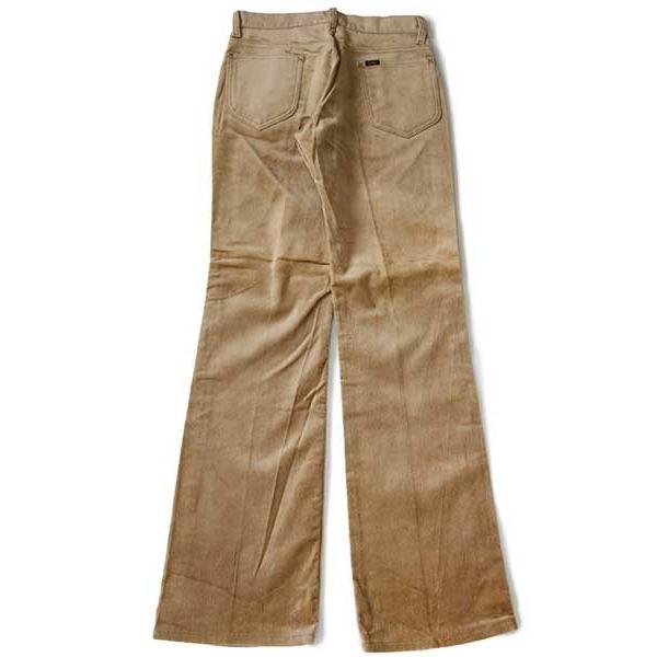 希少◎西ドイツ製 70s ヴィンテージ古着 ベロアフレアパンツ ブラウン 2022-1305-667.jpg