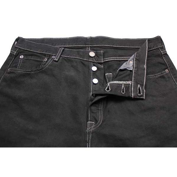 新品未使用 美品 Levi's 501 ブラックデニムパンツ W36 L32 Levi's（リーバイス） ☆メキシコ製 501 ブラック デニムパンツ 後染め
