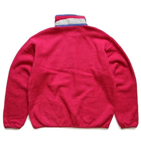 パタゴニアPatagoniaシンチラスナップt ピンク 90'usa製 patagonia（パタゴニア） 90s USA製 フリース スナップT ピンク KIDS