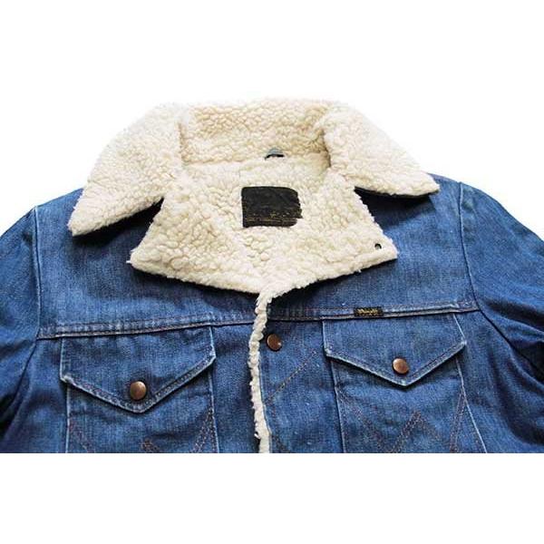 Wrangler 70s USA製 Wranglerラングラー ボアライナー デニム Wrangler 70s USA製 Wranglerラングラー ボアライナー デニム