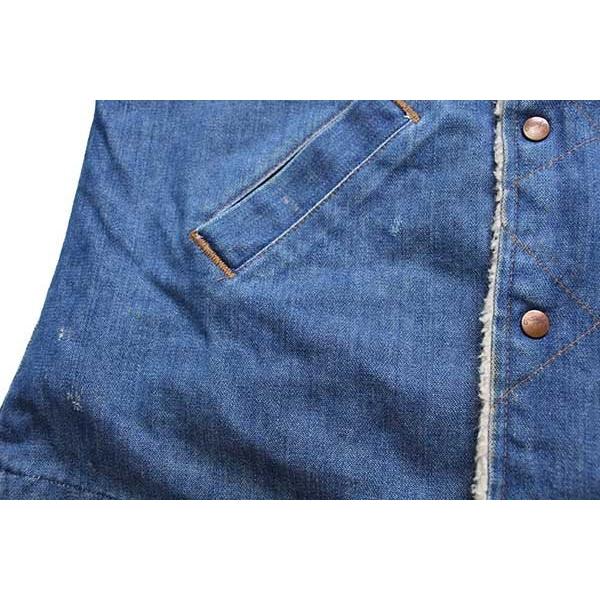 Wrangler（ラングラー） 70s USA製 ボアライナー デニム ランチコート