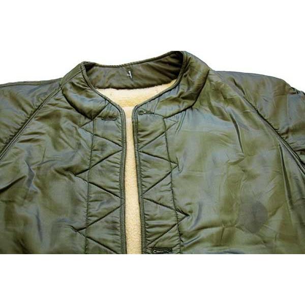 60s 米軍 USAF ウールパイル ライナージャケット オリーブ L-R