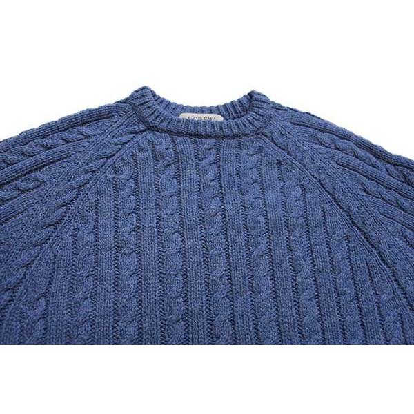 J.CREW（ジェイクルー） 00s J.CREW ケーブル編み コットン×ウール 