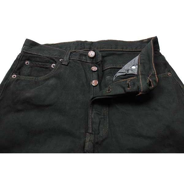 ヴィンテージ USA製 リーバイス501 ブラックデニム W29 90s 後染め Levi's 90s Levi'sリーバイス 501 ブラック デニムパンツ 後染め